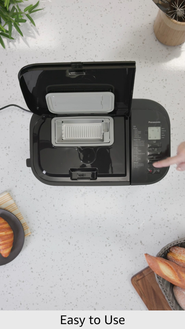 Panasonic Automatic Bread Maker with Dual Temperature Sensors